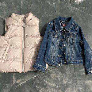 Toddler Girl Vest & Jacket